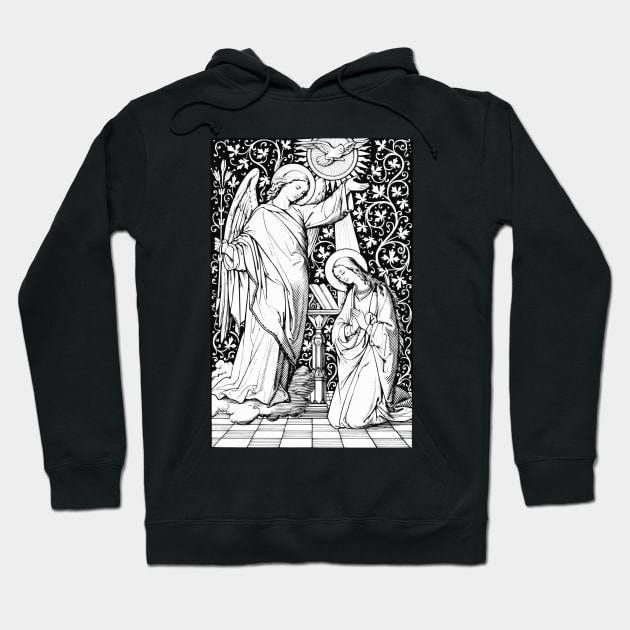 Annunciation to the Blessed Virgin Mary Hoodie by Beltschazar